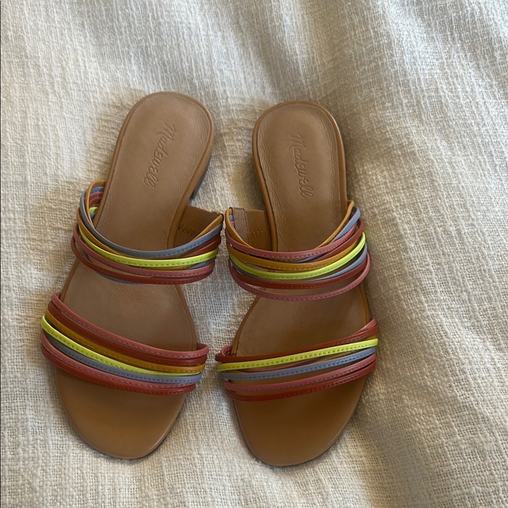 Madewell colorful Sandals Vibrant Casual Style